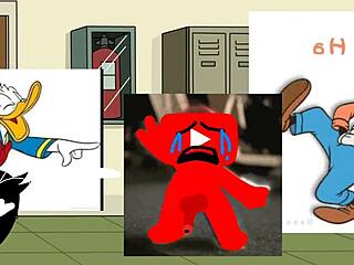 a girl sneaks naked dancing through empty school halls on youtube like nobody's watching