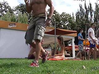 Hunter Picks Up Czech Teen on Beach for Hidden Cam Outdoor Anal Sex for Cash