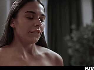 imagine asian babe's pussy creampied by horny shemales in futa threesome with huge facial loads