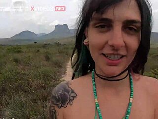 Pulse-racing blowjob ecstasy right in front of the hill with alemaohub thrill