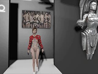 boom! sexy brunette hentai anime babe gets railed in fallout 4 style!