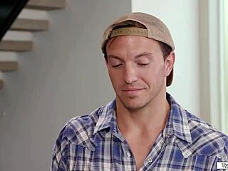 Dude i found my busty shemale client's panties n ended up sucking her thick cock hard