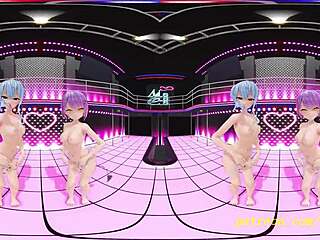 Novr MMD Suitowa's Nude Dance Teases in 3D Hololive Hentai Glory