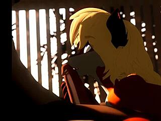 five furry shemales take big cock anal and blowjobs with natural tits