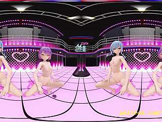 Novr MMD Suitowa's Nude Dance Teases in 3D Hololive Hentai Glory