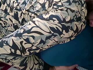 Desi housewife moans loud as hubby rams her fat ass with monster cock in bed.