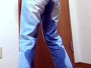 Girl Soaks Jeans Waiting on Brother's Bathroom Turn