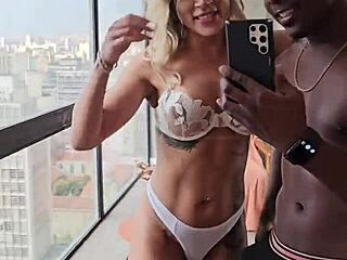 he unloads deep in my bare ass for the hung black stud