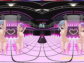 Novr MMD Suitowa's Nude Dance Teases in 3D Hololive Hentai Glory
