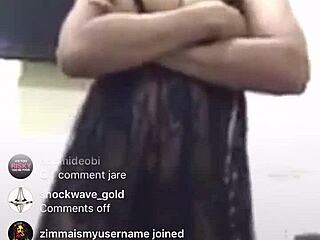 horny black african ebony shakes big tits and ass