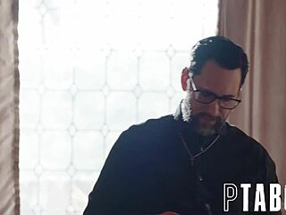 belle penelope kay confesses slutty desires to priest tommy pistol