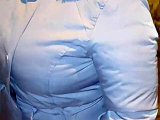 Curvy Milf Flashes Red Thong on Street Before Rough Outdoor Pounding