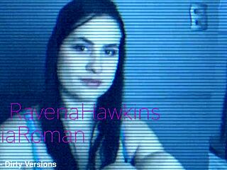 she ties him up for foot fetish choking and dirty pussy worship