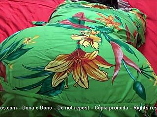 check my submissive wife's huge fat ass she loves showing off homemade