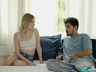 coco lovelock sucks stepbro's monster cock deep!