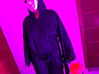 She Picks Devouring My Tight Ass Over Halloween Tricks