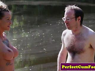 i love sucking this dick outdoors with my busty tattooed tits bouncing