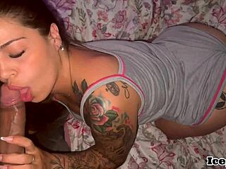 Alone with Boyfriend's Friend, She Begs for Creampie in Tight Pussy