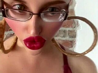 sissy doll waits for her commands