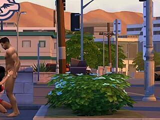 Bella Goth's Risky Public Cock Sucking Thrill