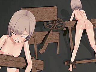 Intense ass spanking builds to raw domination and submission cravings