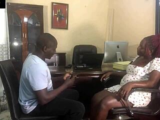 pornstar morez gets railed hard by interviewer dude's monster cock