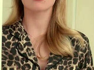 Petite blonde stepmom craves stepsons monster cock deepthroat blowjob huge facial cumshot