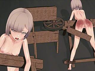 Intense ass spanking builds to raw domination and submission cravings