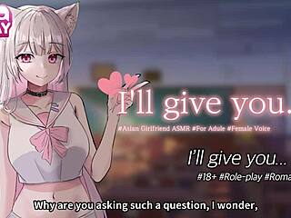 Korean ria 18 plays naughty roleplay begging for cock in english subbed voice