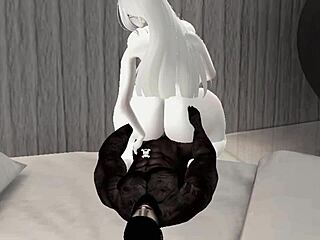 dany fadinha rides big ass tits bouncing hard in imvu fuck session