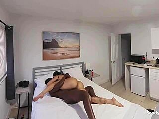 sandy's huge ass rides bbc cowgirl with blowjob and muff licking pov 😈🍑💦