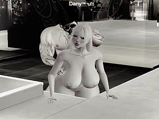 dany fadinha rides big ass tits bouncing hard in imvu fuck session