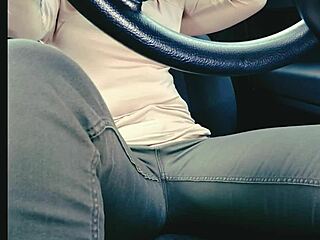 traffic jam traps desperate jeans wetting accident