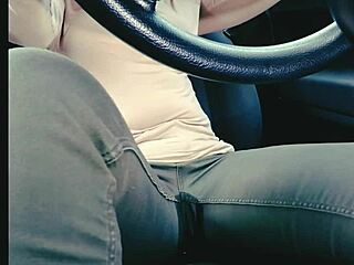 traffic jam traps desperate jeans wetting accident