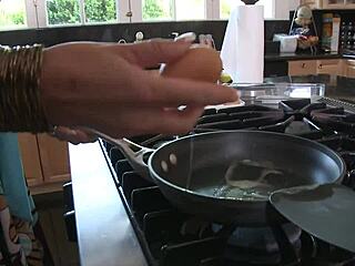 StepMom Raquel Devine: Cant resist stepson riding in kitchen?