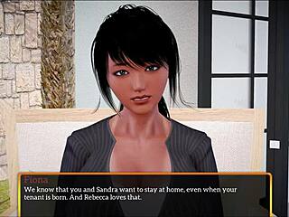 My big titted brunette makes my heart pound in this game