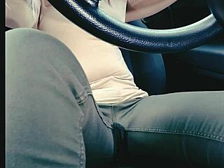 traffic jam traps desperate jeans wetting accident