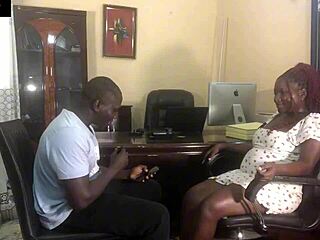 pornstar morez gets railed hard by interviewer dude's monster cock