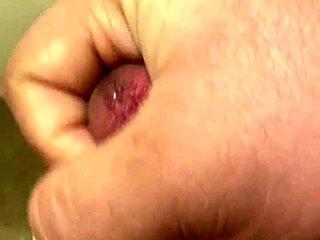 Masturbating creamy pussy with condom for intense solo orgasm explosion