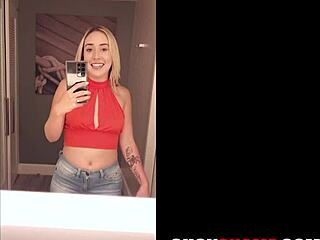 Horny Blonde Hotwife Cucks Old Husband with Monster Black Cock on Vacation