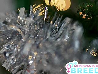 Jennifer White creampie under mistletoe! 🎄💦