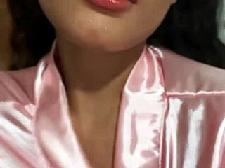 Petite young babe teases wet pussy solo homemade dreams