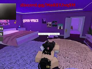 sexy girl tries so hard to please me with her mouth n ride... roblox