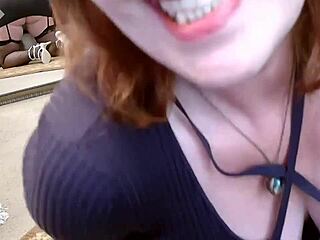 dirty-mouthed dawnskye1962 teases in fishnets heels mirrors