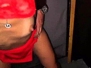 we sneak into hot swingers bar for juicy wife creampie threesome with gloryhole tease