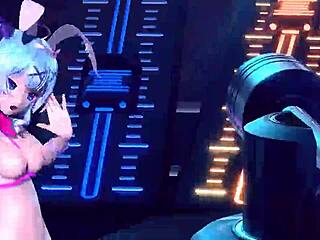 Hatsune Miku Bunny Goddess Nude Mod Boobs And Ass Exposed!