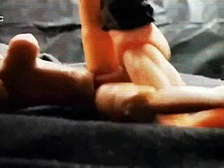 Detailed fuck doll play in intimate sex tape