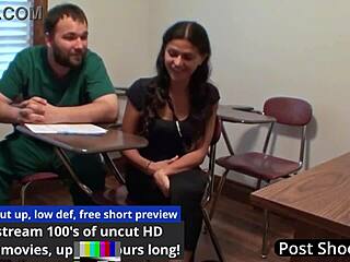 Freshman yesenia sparkles hitachi vibrated to screaming orgasm by tampa doctor