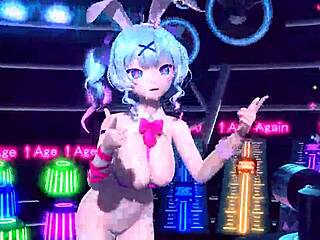 Hatsune Miku Bunny Goddess Nude Mod Boobs And Ass Exposed!