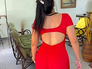 Madrastra's Huge Latina Ass Bounces in Horny POV Ride